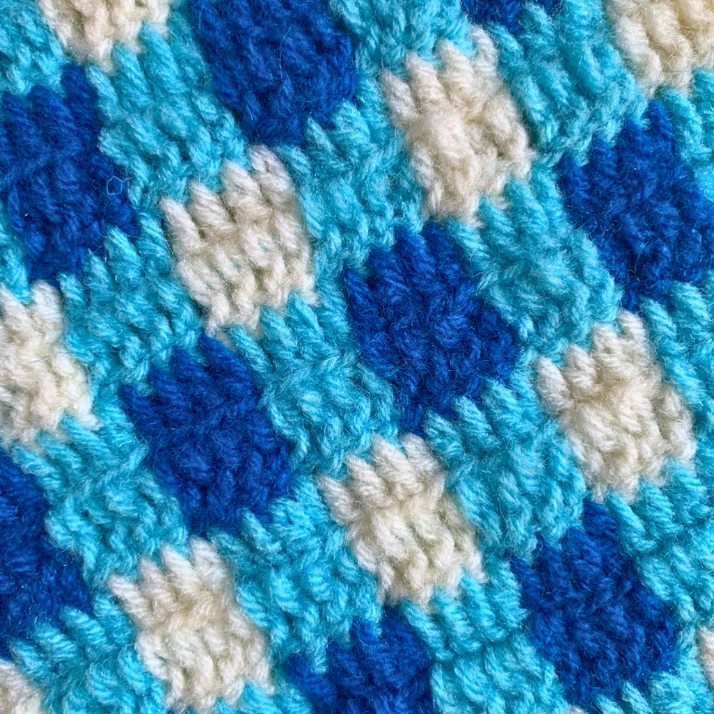 Crochet Gingham Book Cover