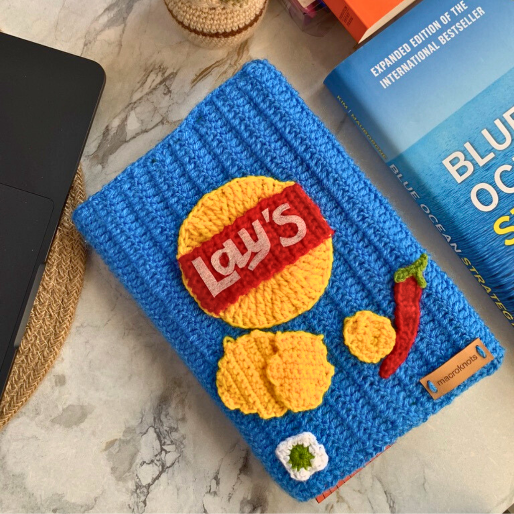 Blue Lay's Crochet Book Cover