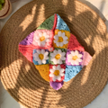 Daisy Granny Square Kindle Sleeve